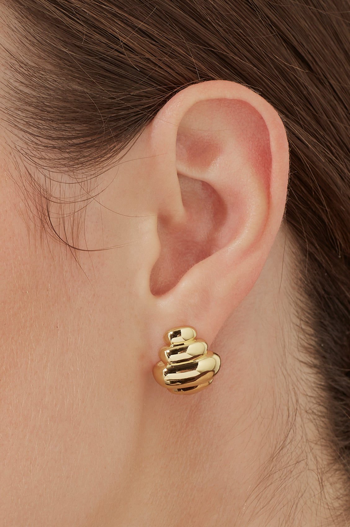 Graduating Sculptural Stud Earrings