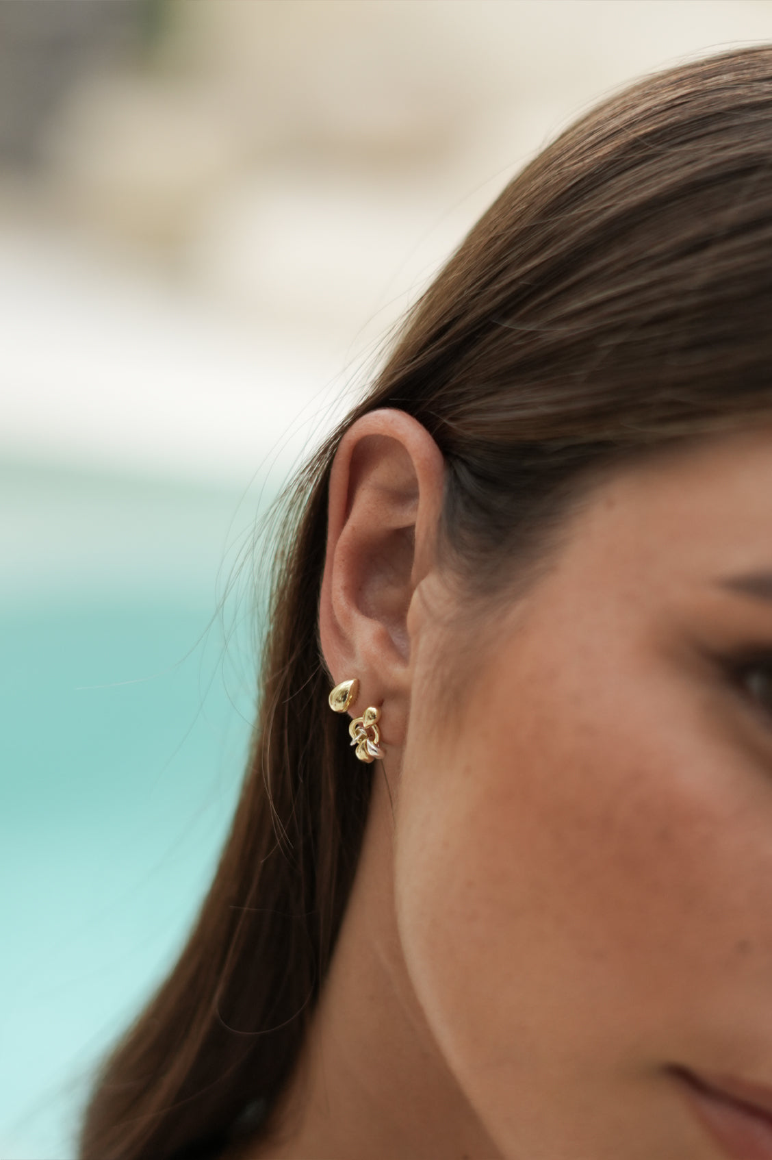 Mini Droplet Stud Earrings