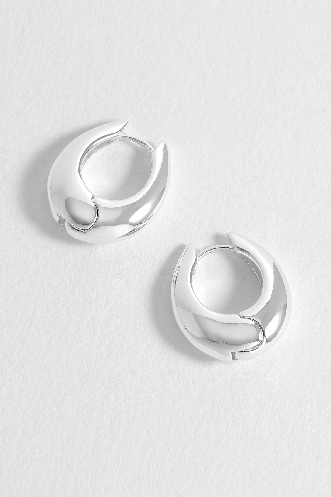 Oversized Teardrop Hoops