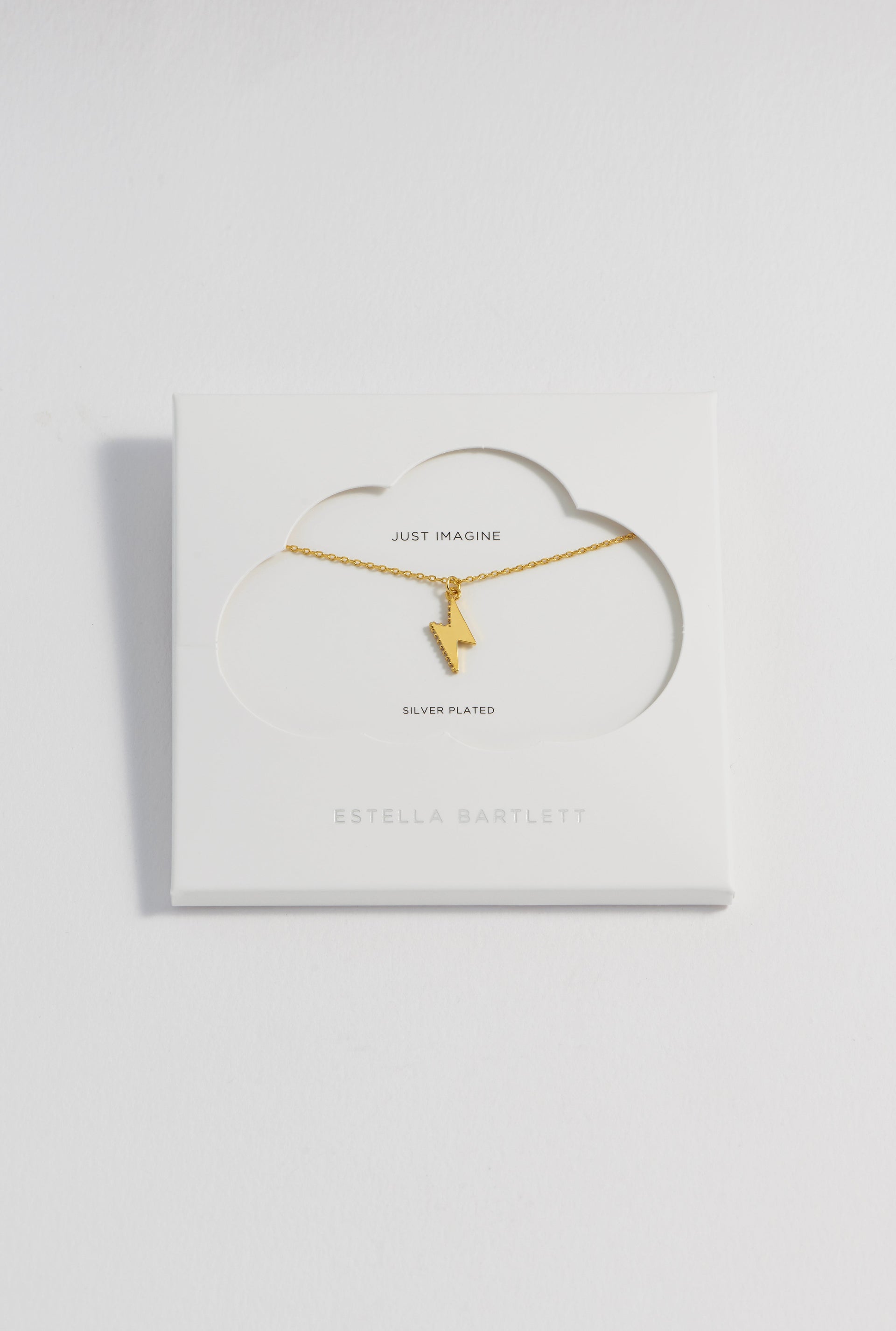 CZ Power Bolt Necklace