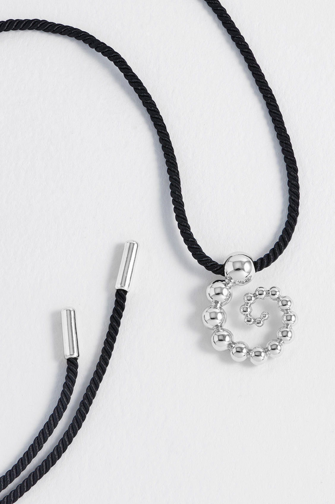 Swirl Cord Necklace