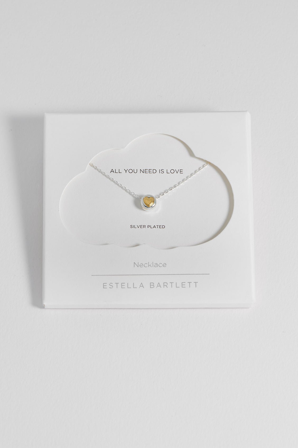 Heart Disc Bead Necklace