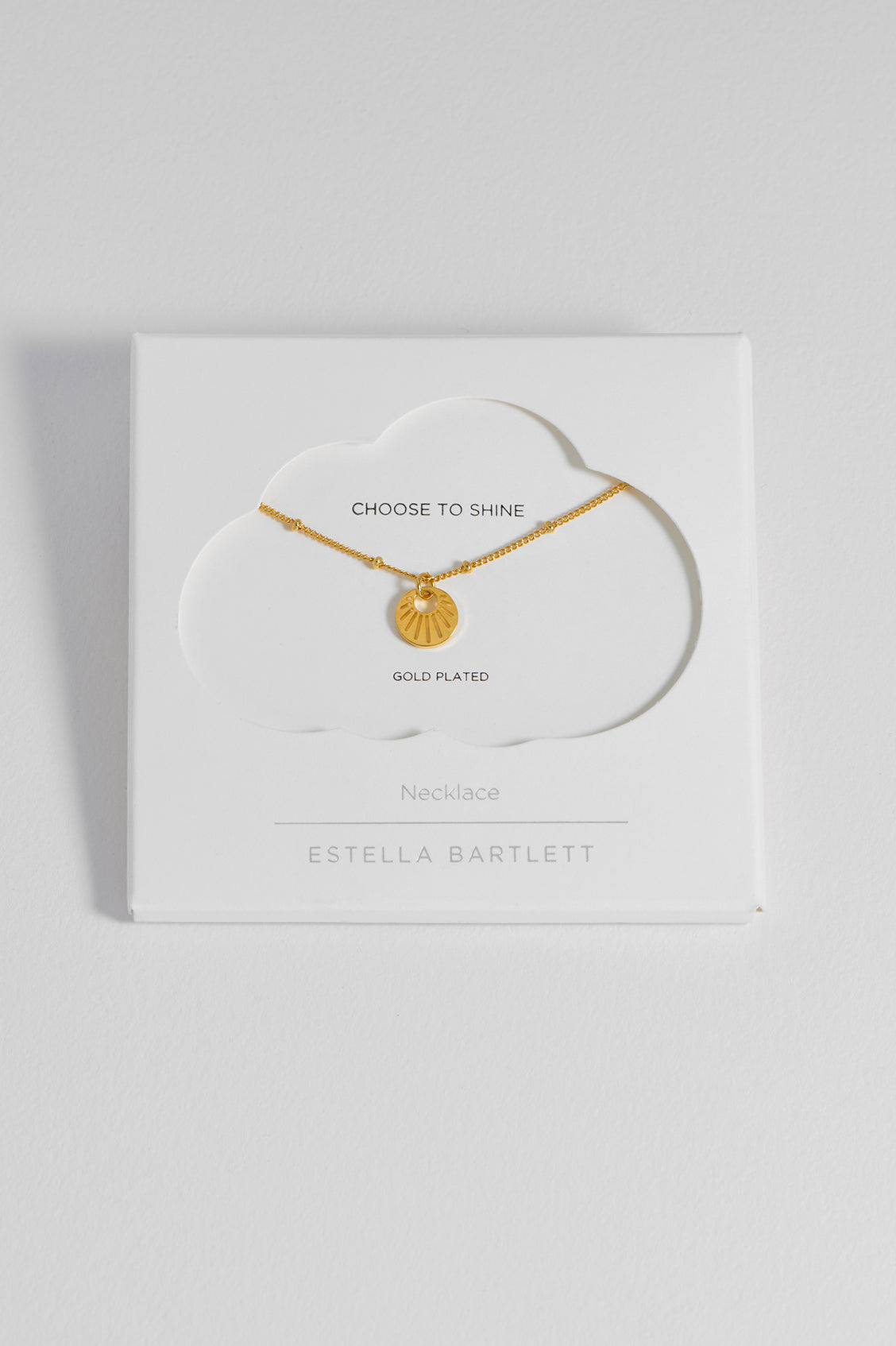 Sunburst Cutout Necklace