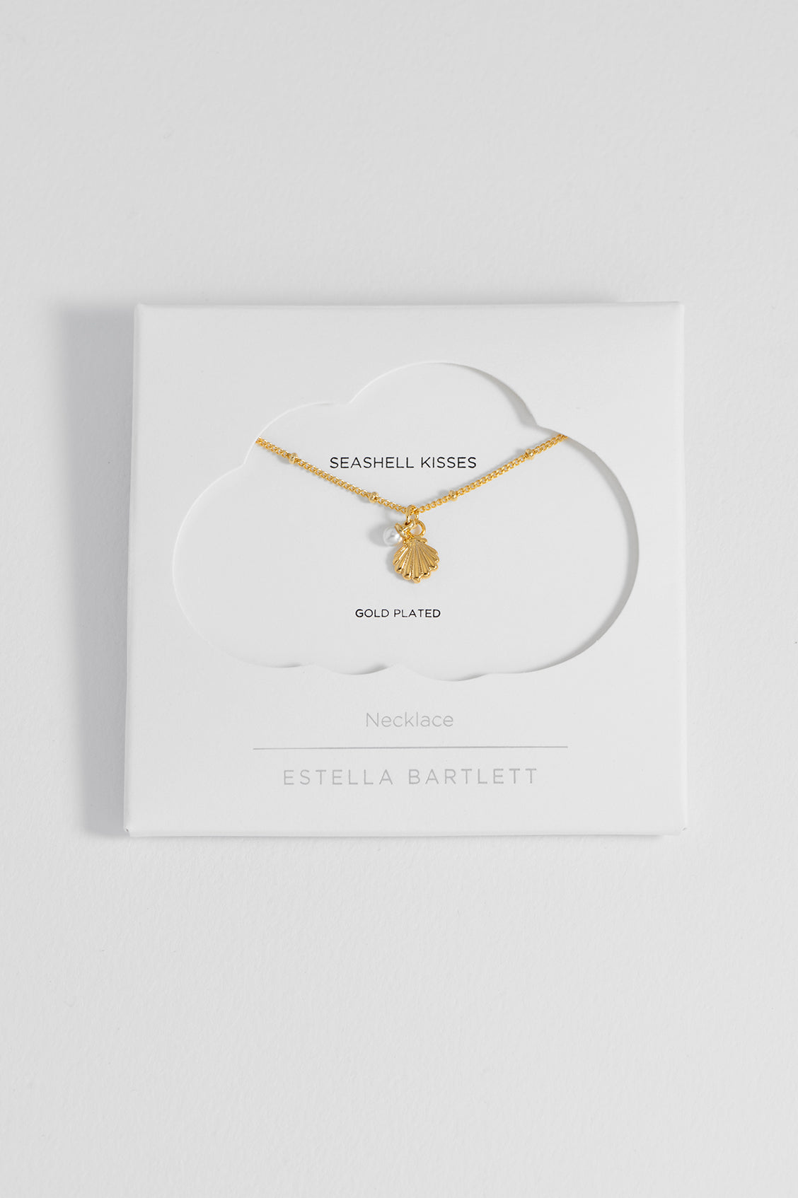 Seashell and Pearl Necklace
