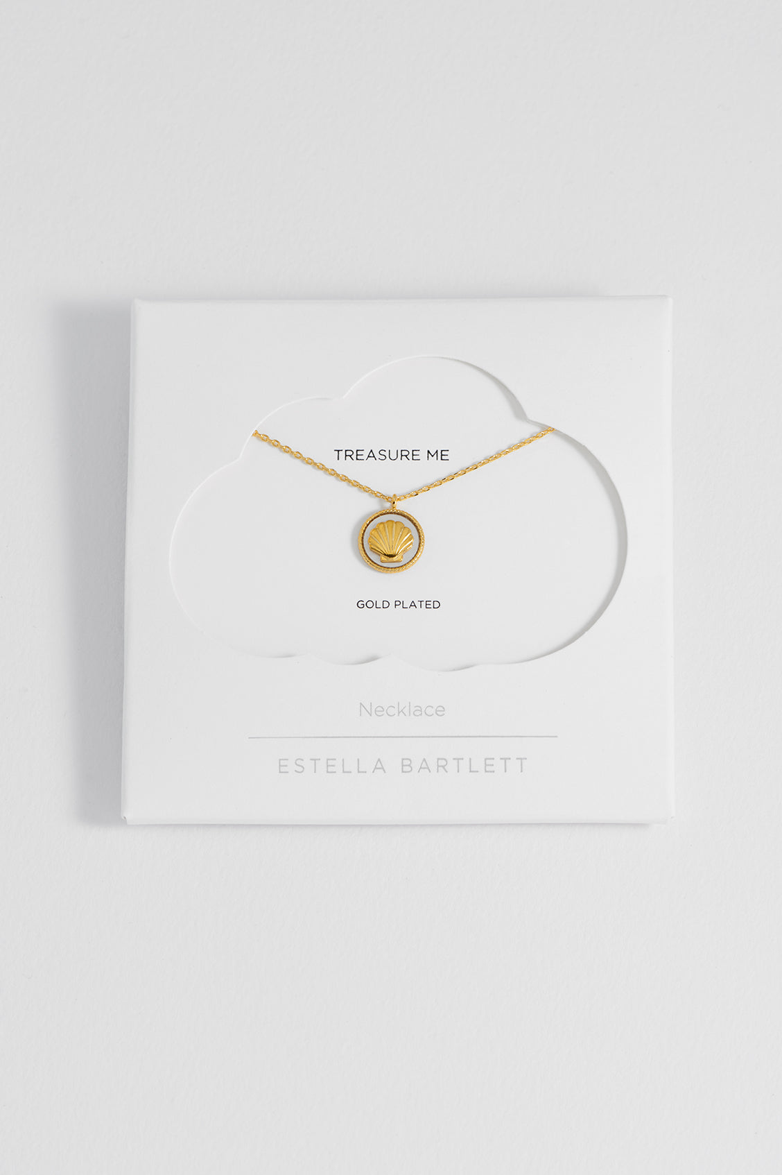 Mother-of-Pearl Seashell Coin Necklace