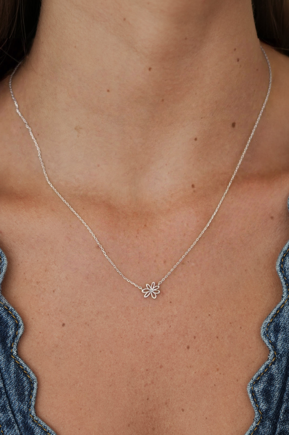 Doodle Flower Necklace