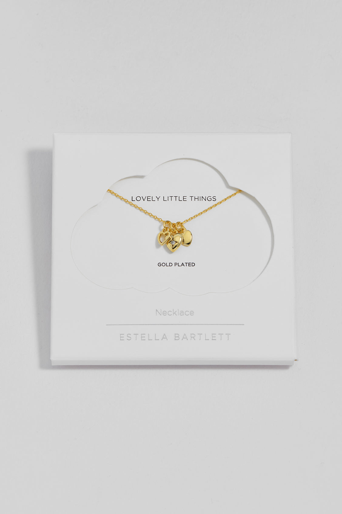 Triple Heart Charm Necklace