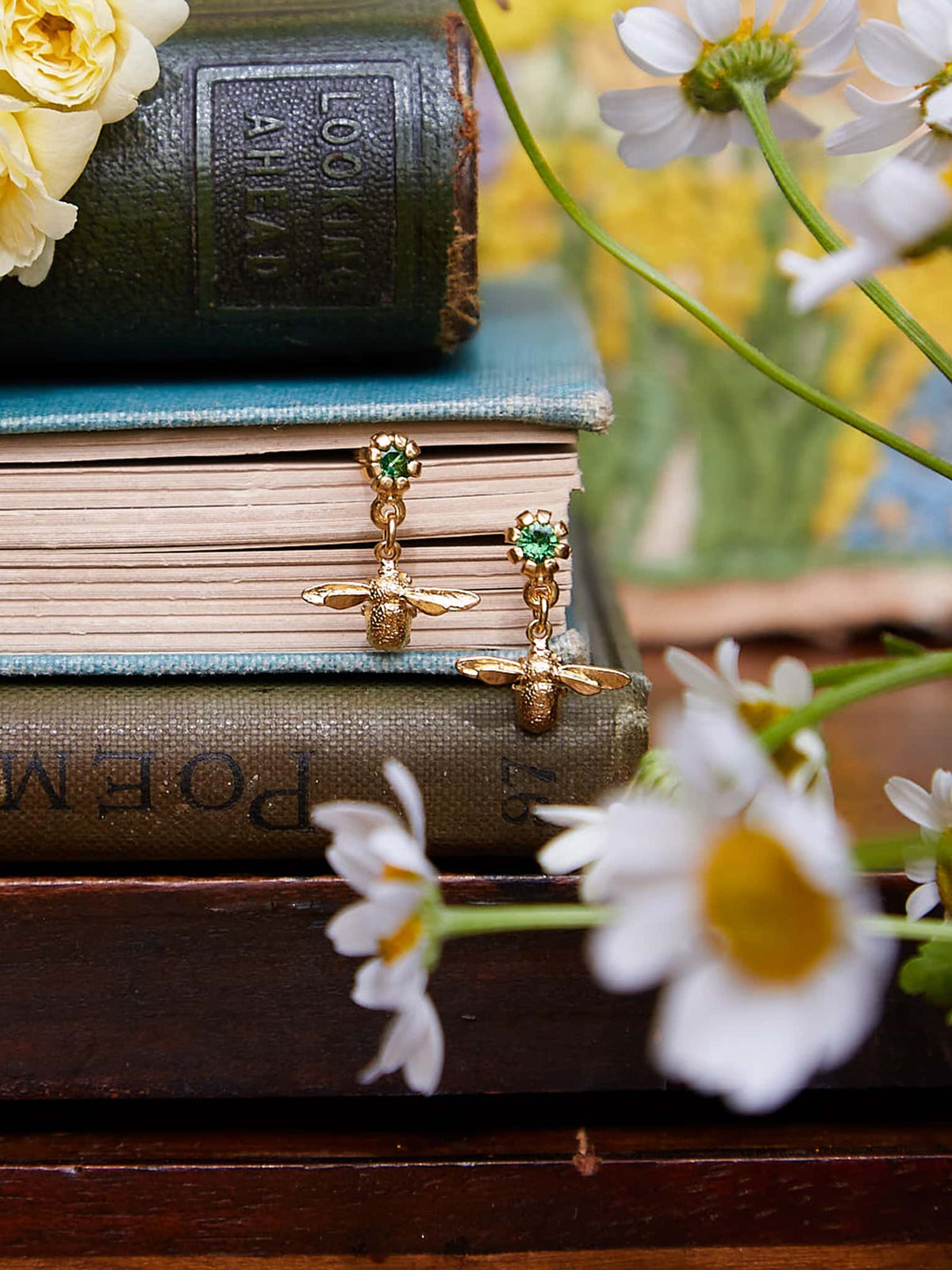 Earth Day Bee Earrings