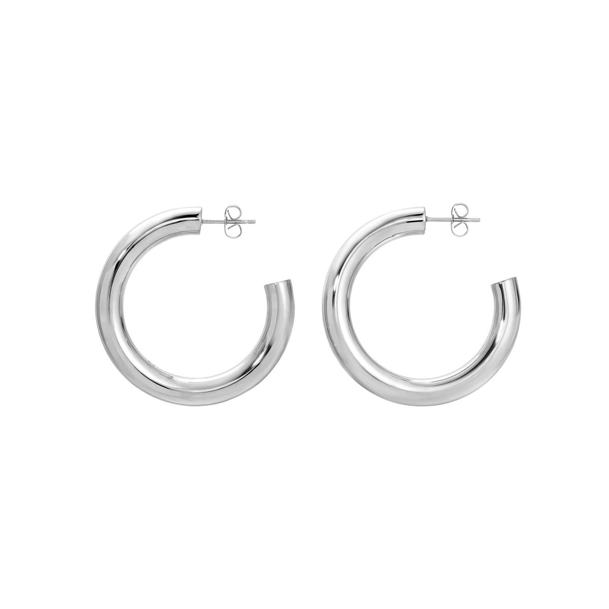 Essential Hoop - Silver Medium