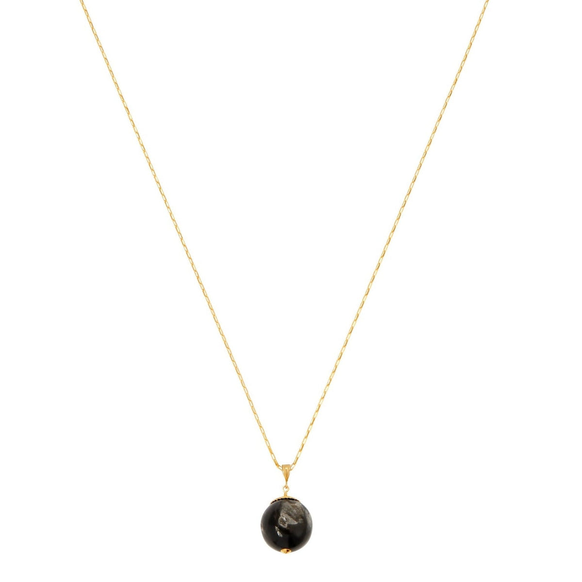 Have a Ball Necklace - Smoky Quartz