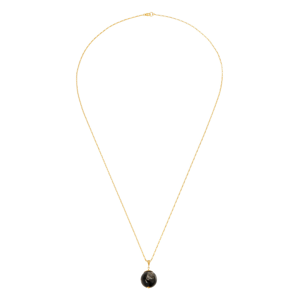 Have a Ball Necklace - Smoky Quartz