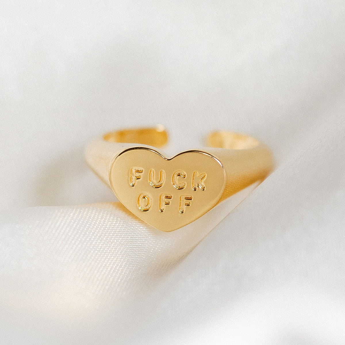 Fuck Off Ring - Gold