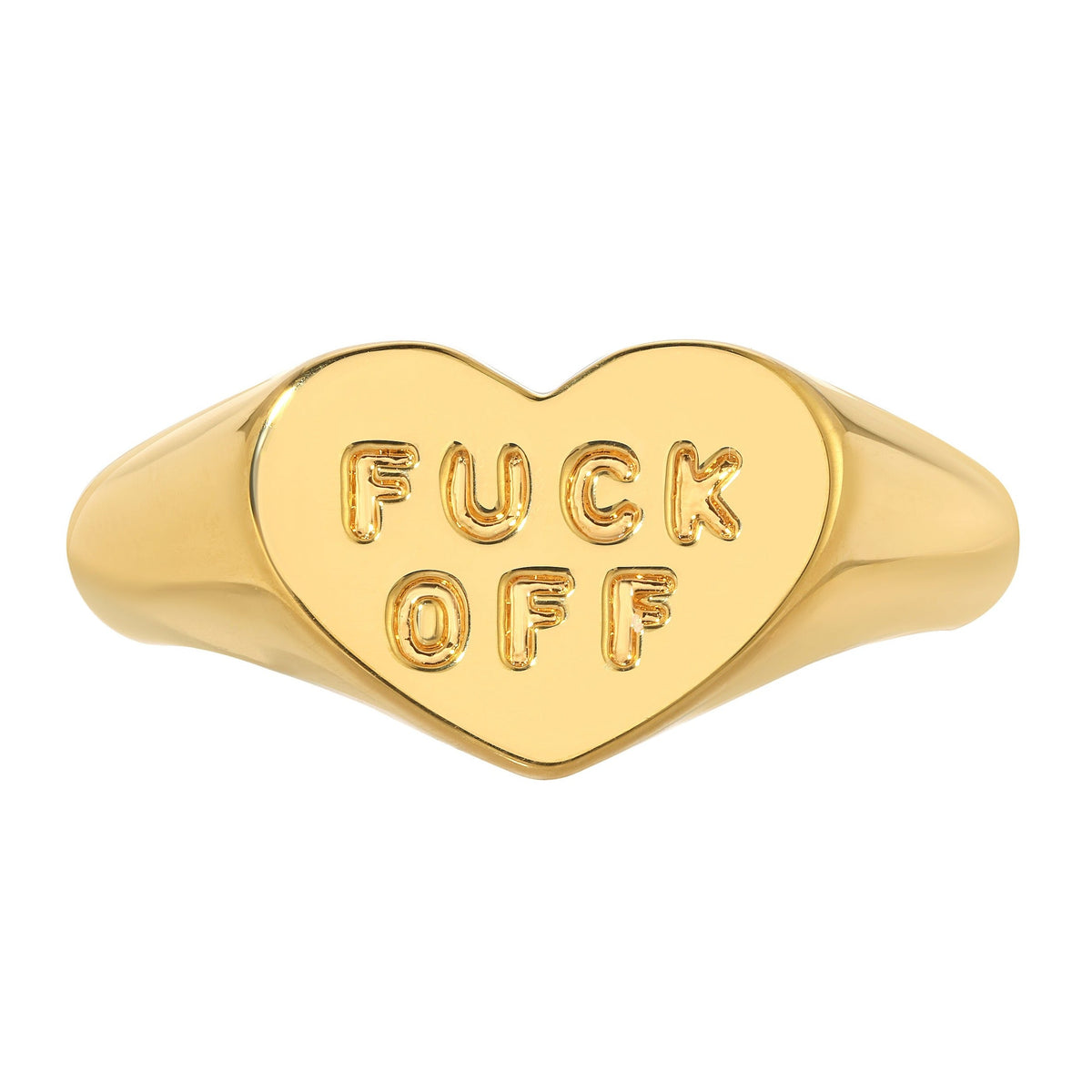 Fuck Off Ring - Gold