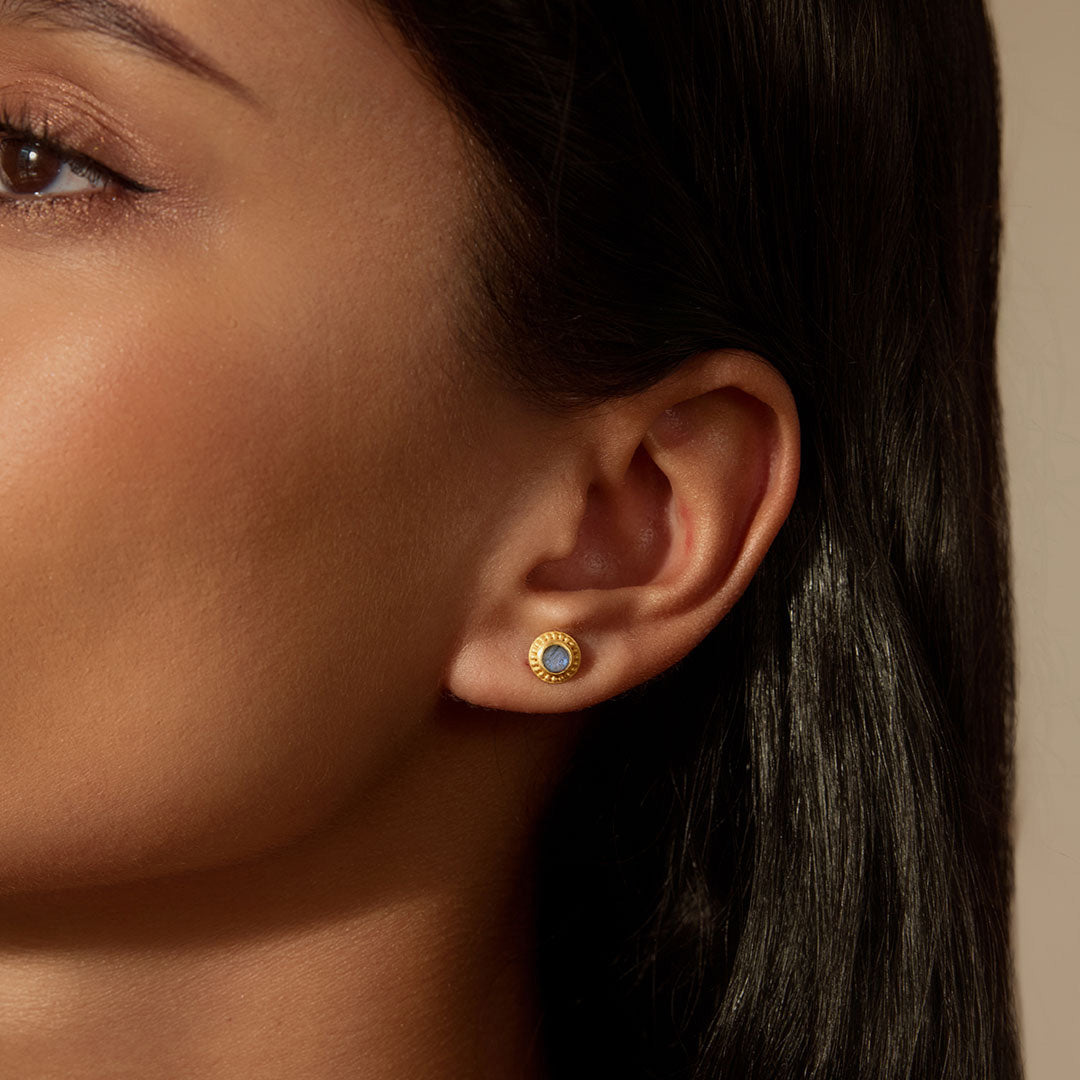 Tap Into Intuition Labradorite Stud Earrings
