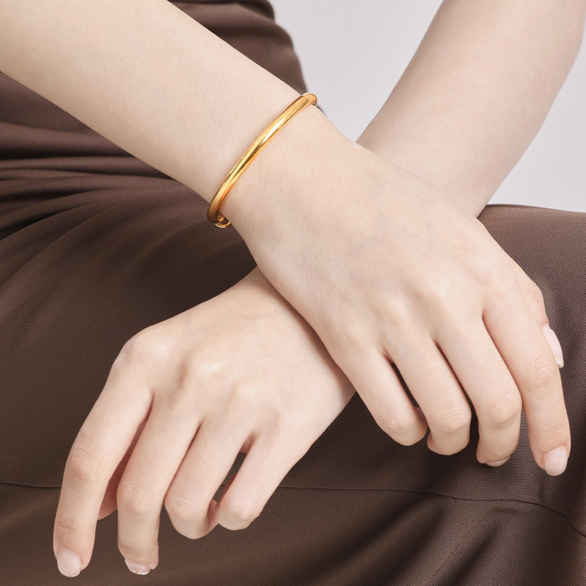 999.9 Gold Bangle