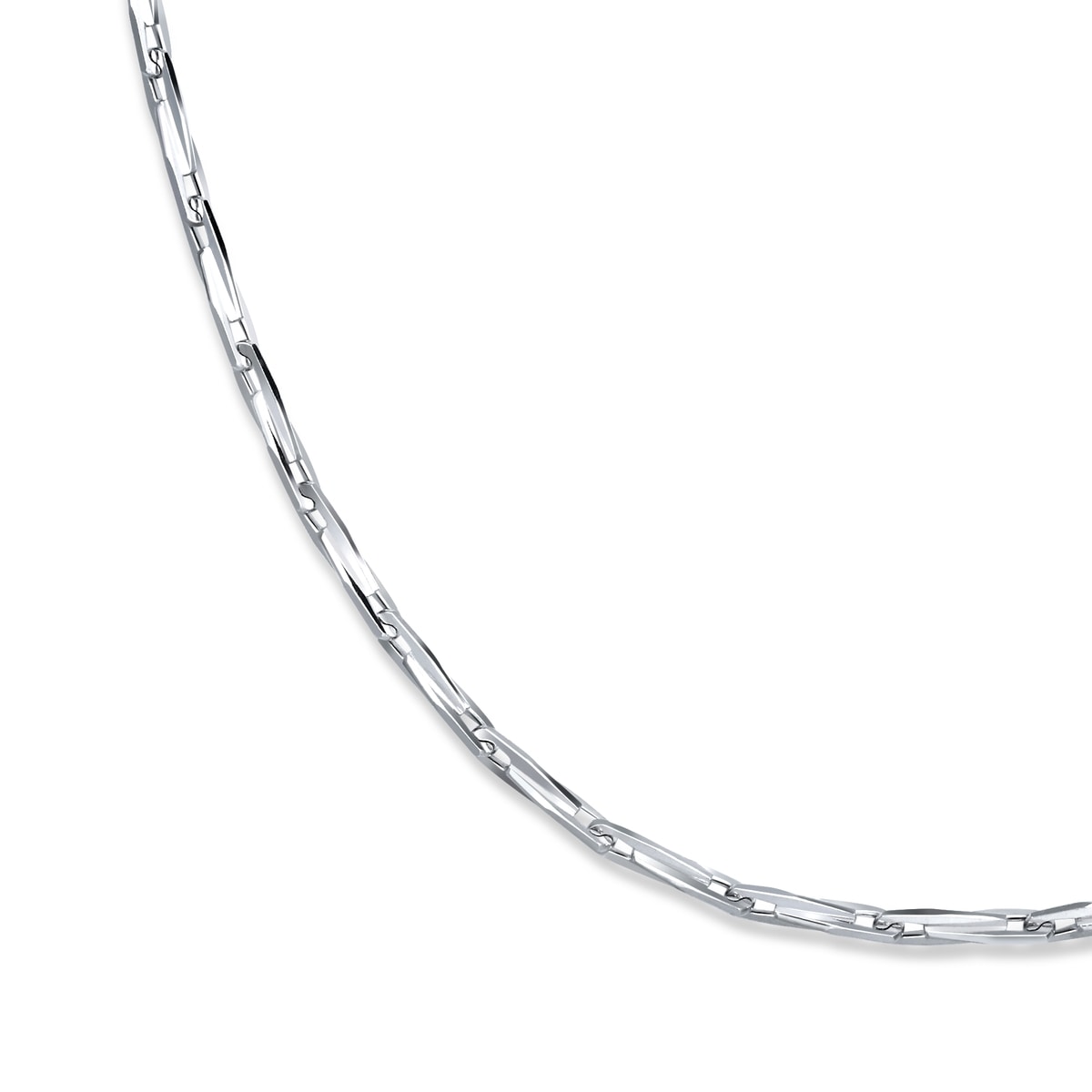 18K White Gold Chain Necklace