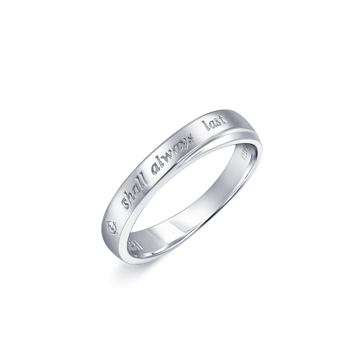 V&A 'The Art of Romance' 950 Platinum Diamond Ring (Lady's style)