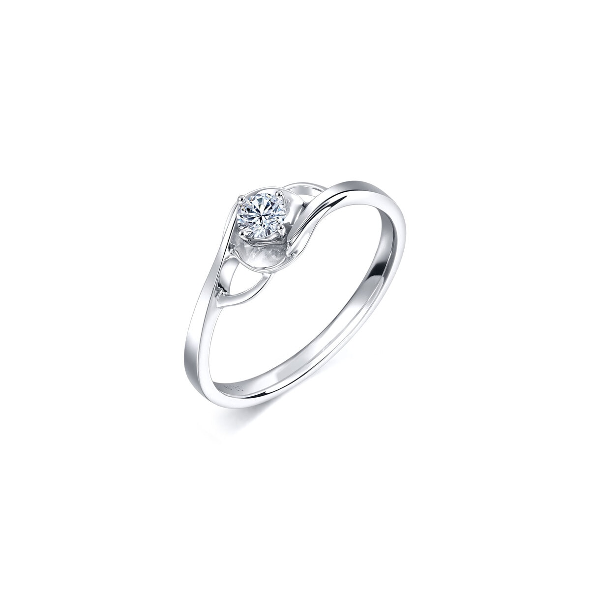 18K White Gold Diamond Ring