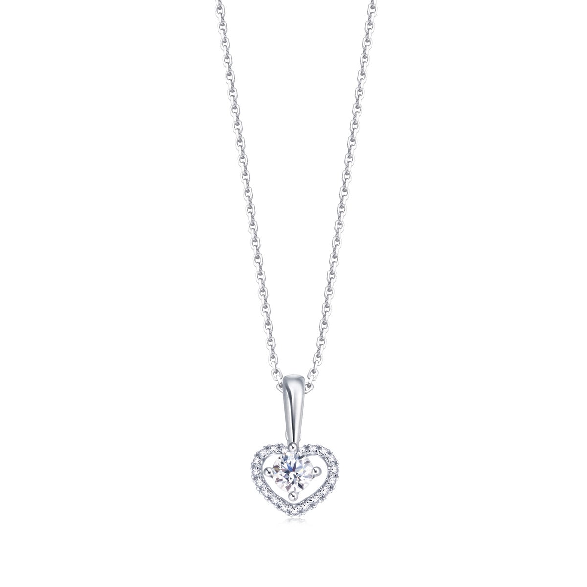 18K/750 Gold (White) Diamond Pendant