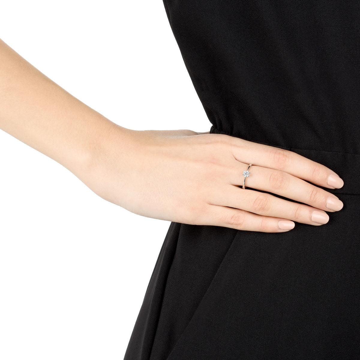 900 Platinum Diamond Ring