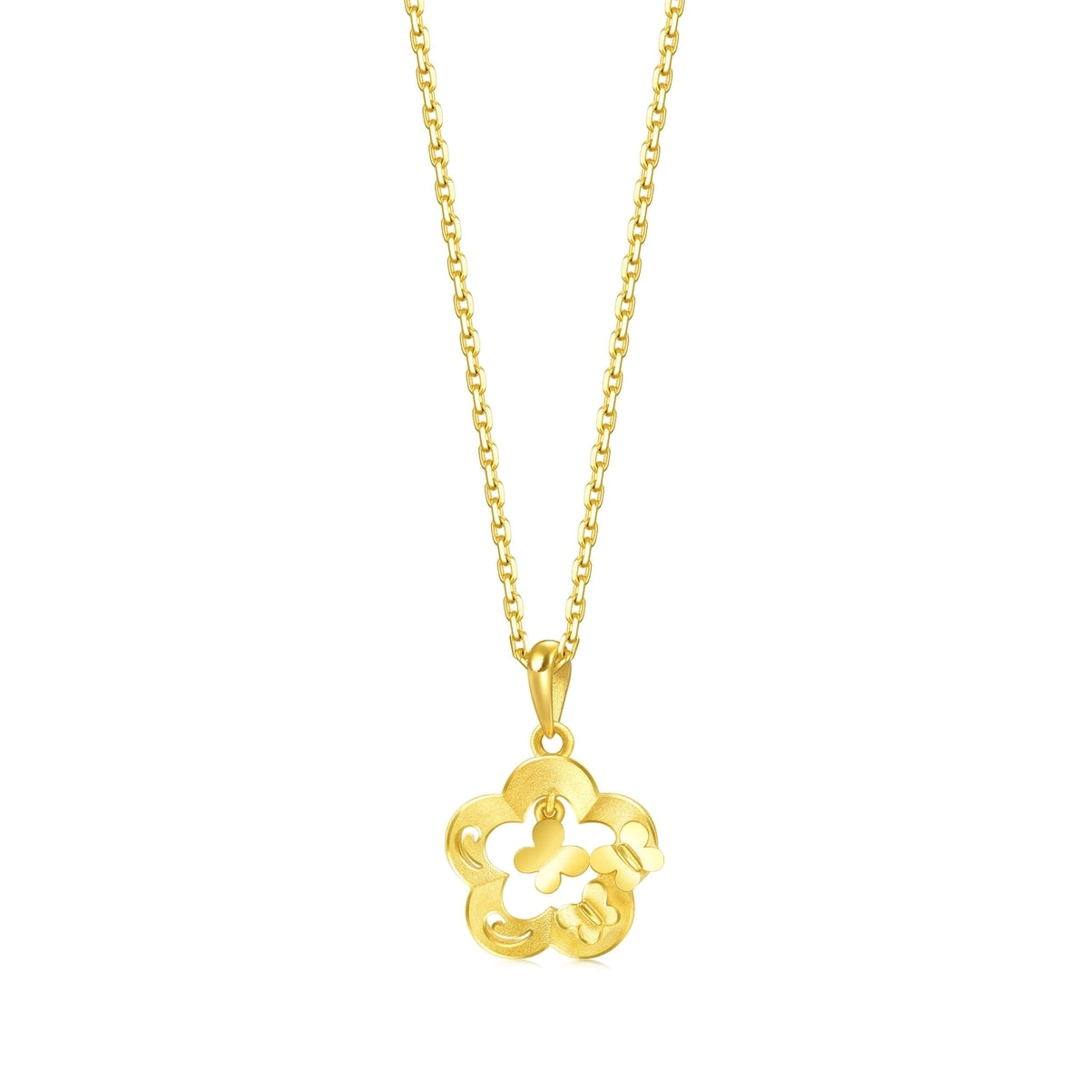 999.9 Gold Butterfly Pendant