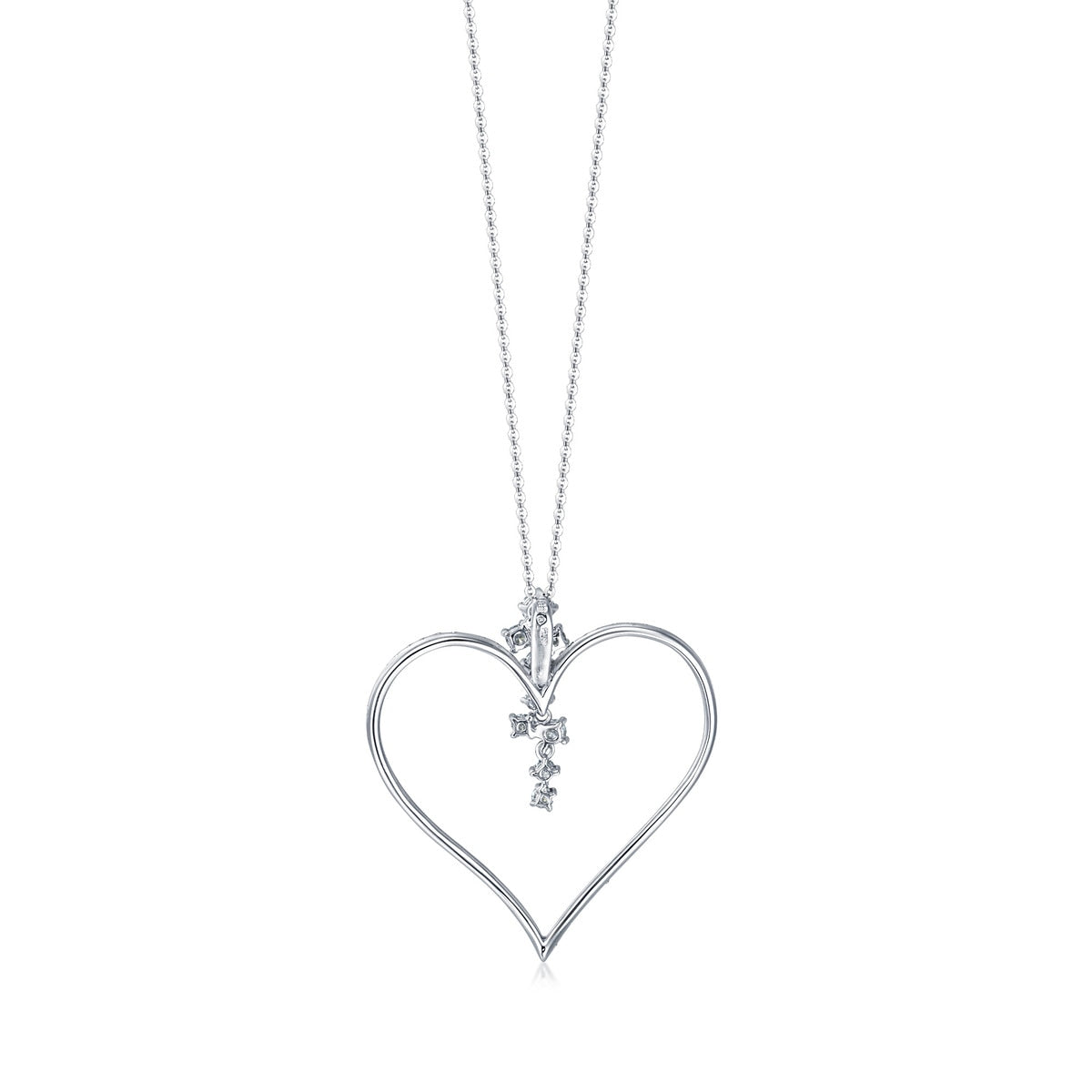 900 Platinum Diamond Pendant