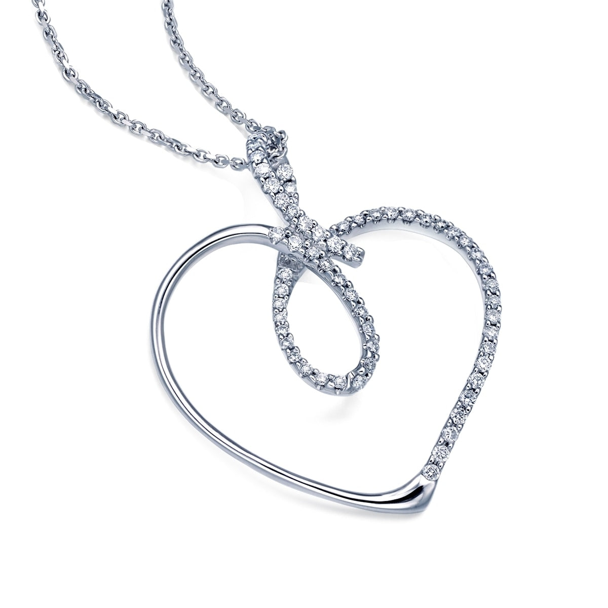 900 Platinum Diamond Pendant