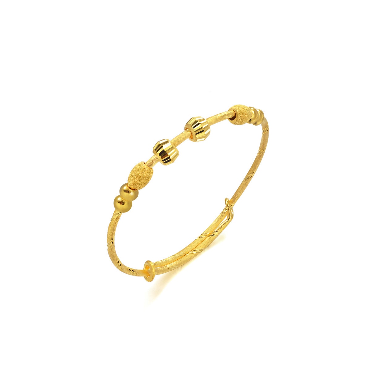 New Born' 999.9 Gold Baby Bangle