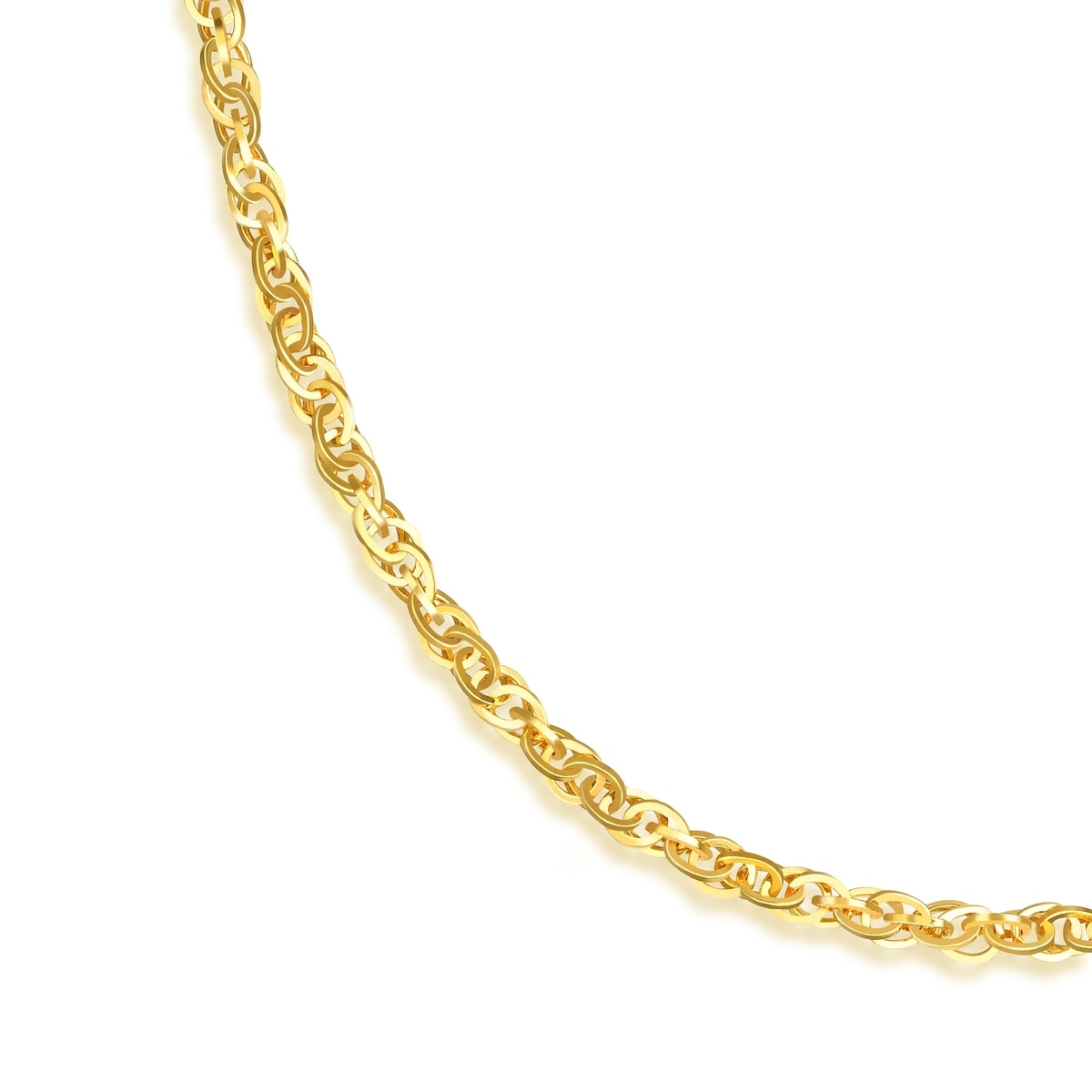999.9 Gold Twisted Chain Necklace