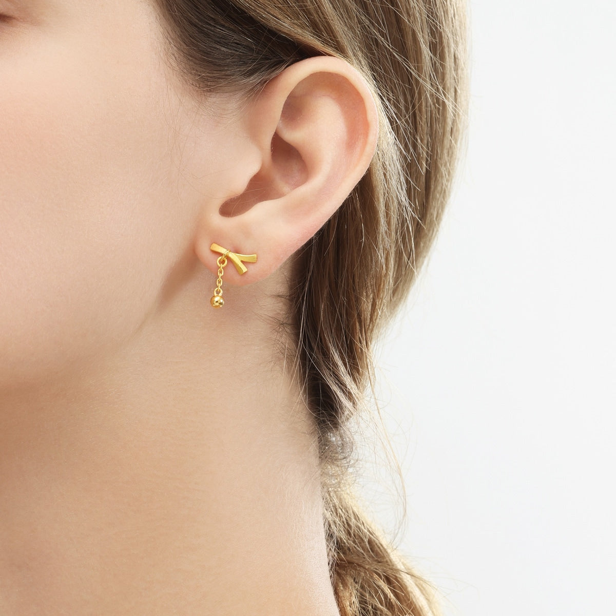 999.9 Gold Earrings