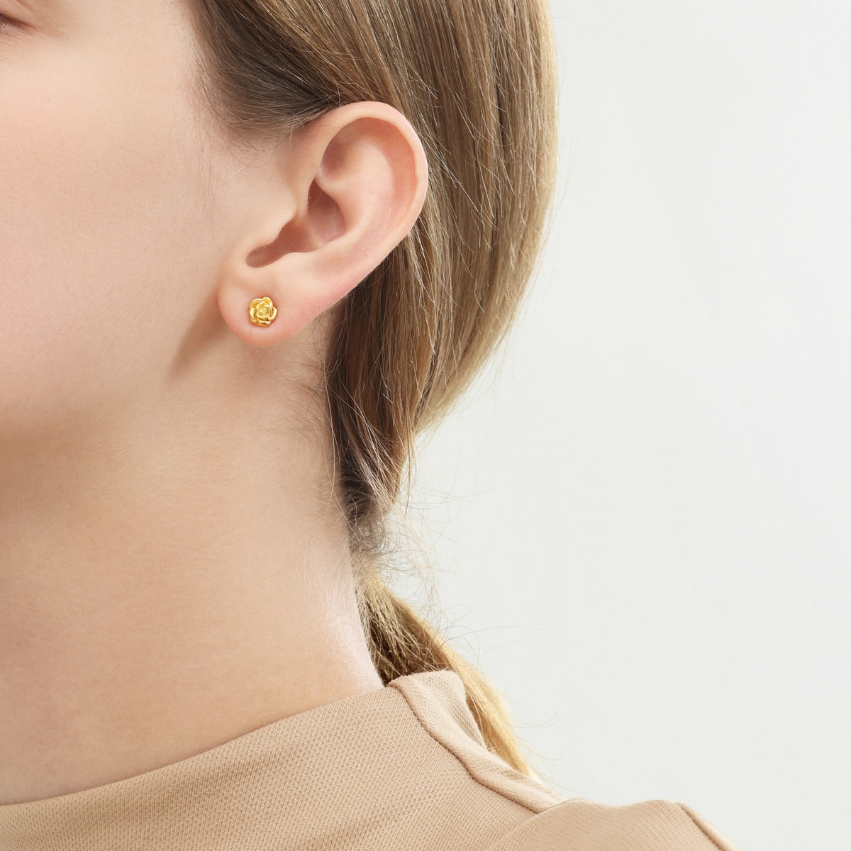 999.9 Gold Earrings