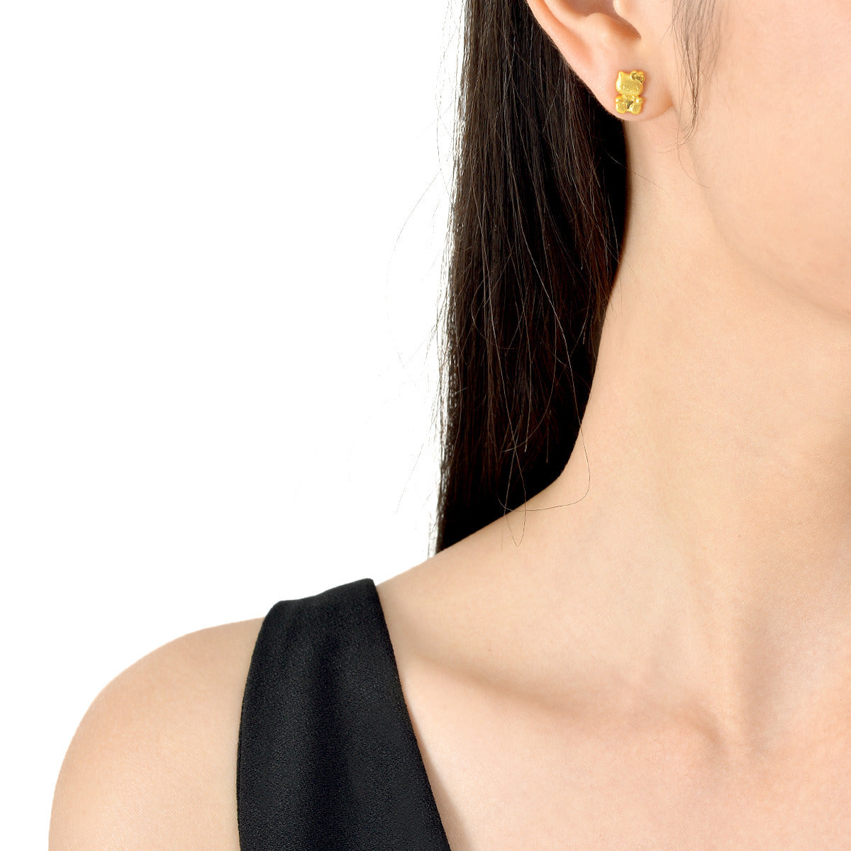 Hello Kitty' 999.9 Gold Earrings