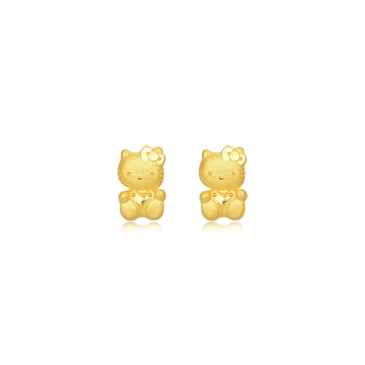 Hello Kitty' 999.9 Gold Earrings