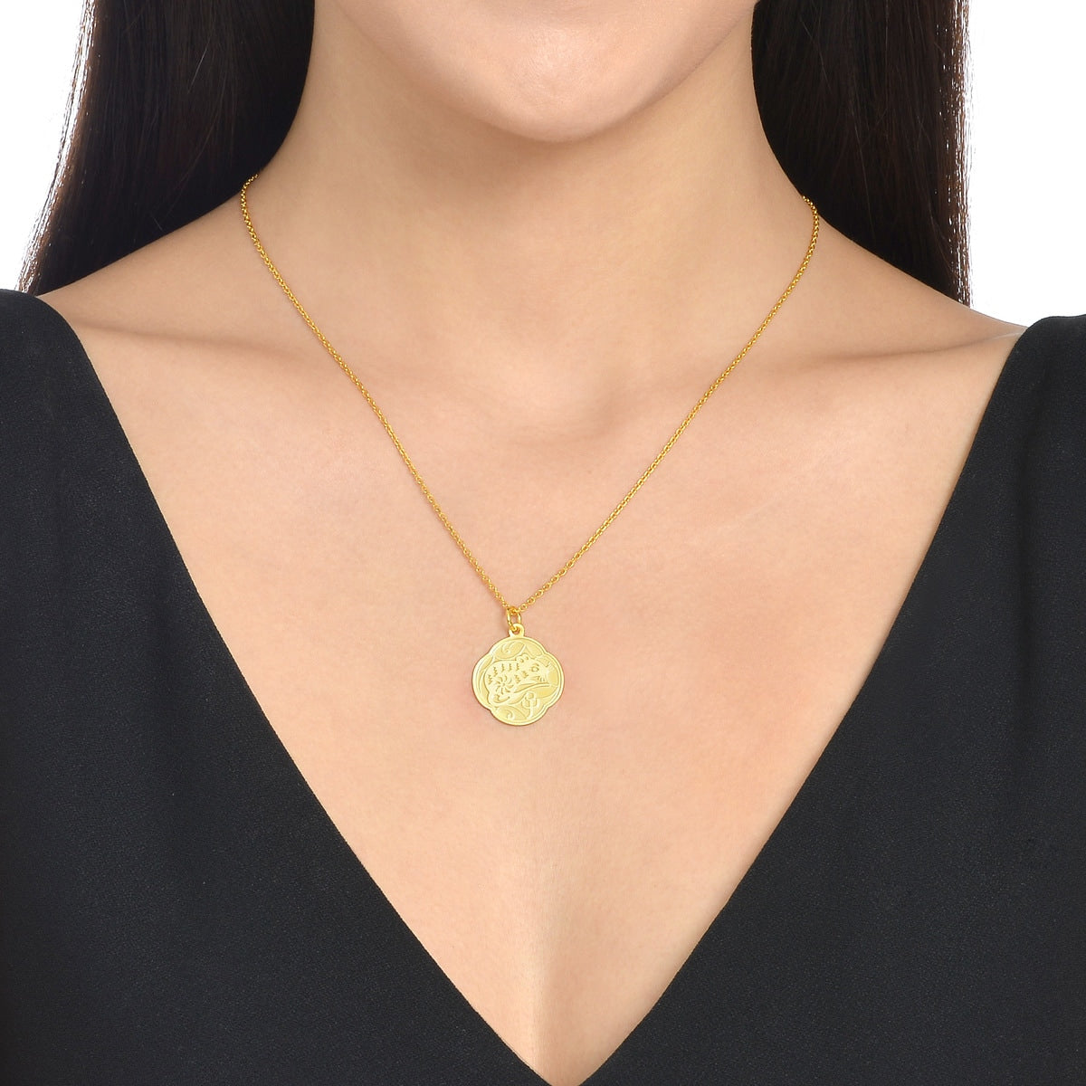 New Year & Chinese Zodiac' 999.9 Gold Rat Pendant
