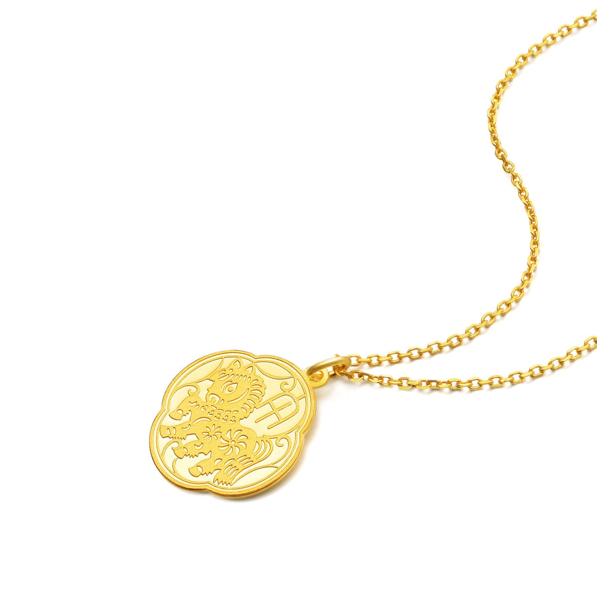 New Year & Chinese Zodiac' 999.9 Gold Pendant