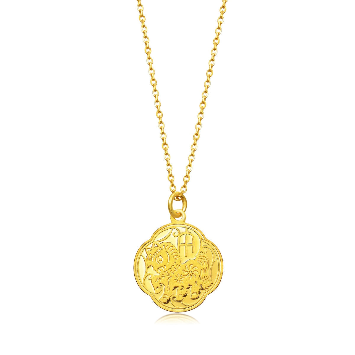 New Year & Chinese Zodiac' 999.9 Gold Pendant