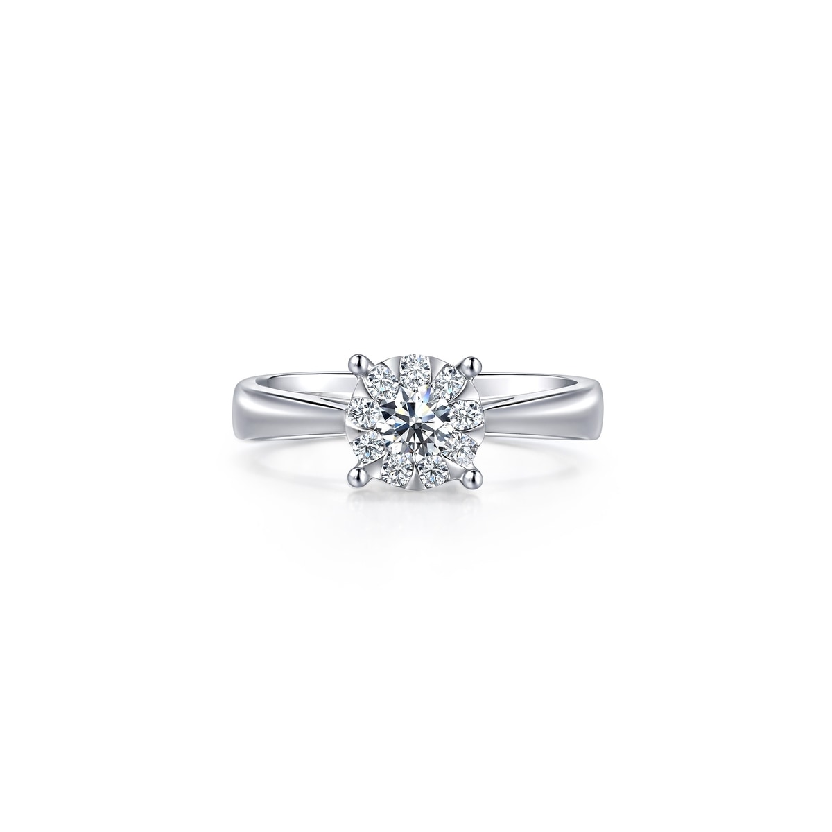 Classics' 18K White Gold Diamond Ring