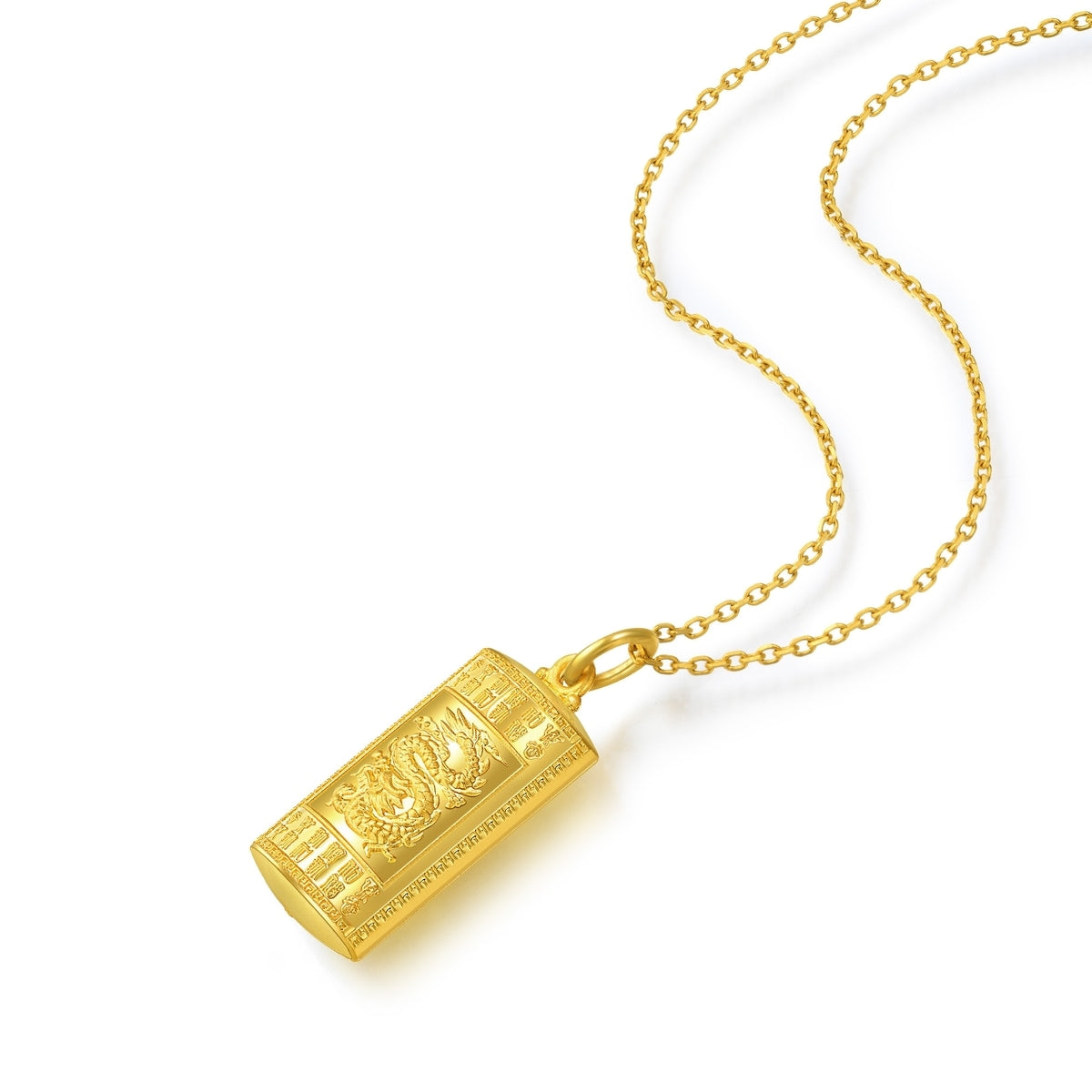 999.9 Gold Dragon Pendant