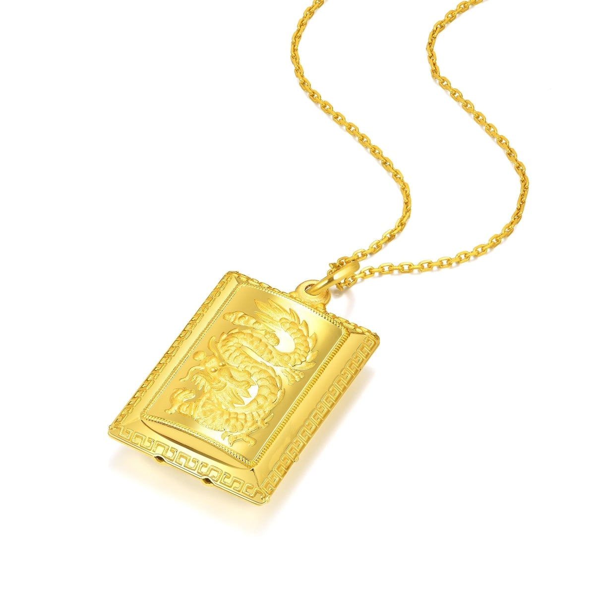 999.9 Gold Dragon Pendant