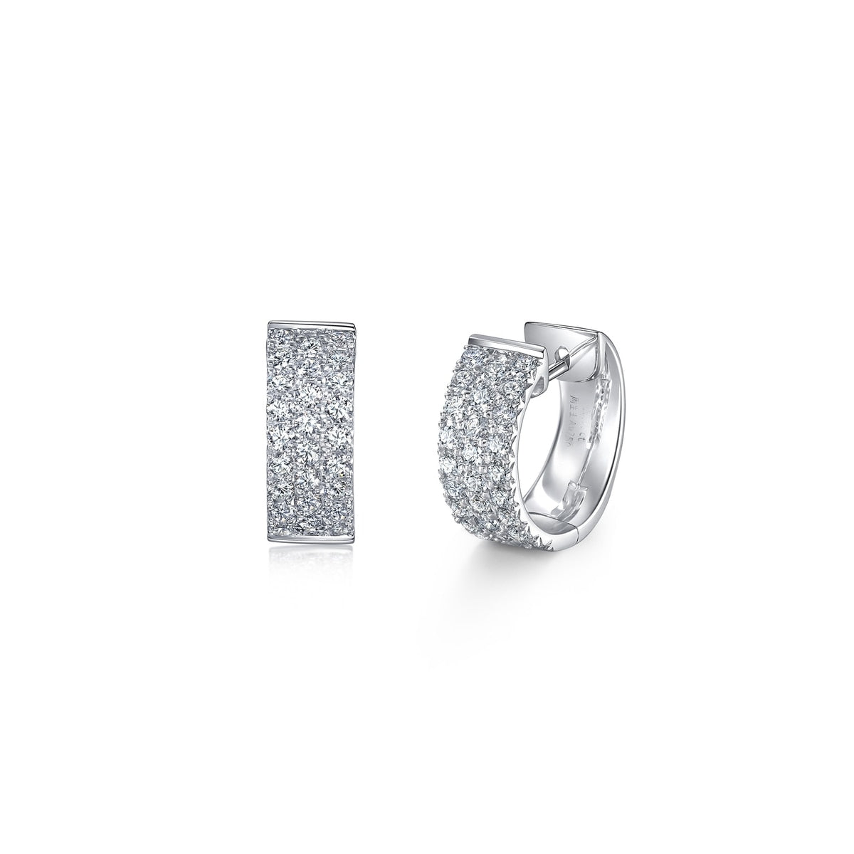 Classics' 18K White Gold Diamond Earrings
