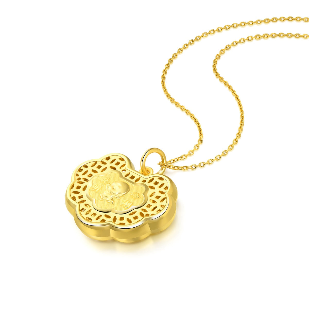 New Born' 999.9 Gold Pendant