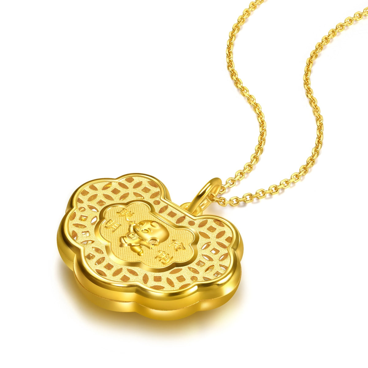 999.9 Gold Pendant