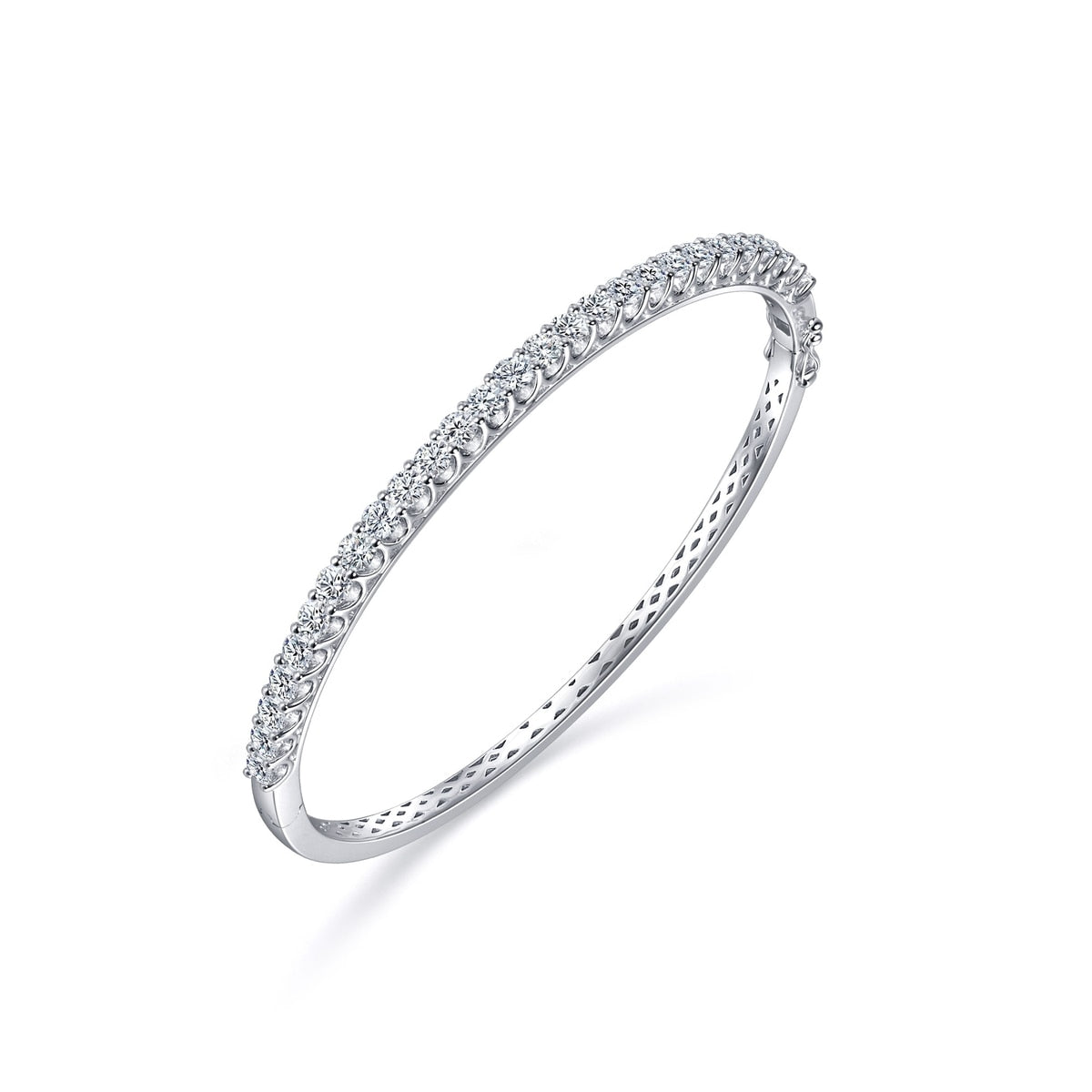Classics' 18K White Gold Diamond Bangle