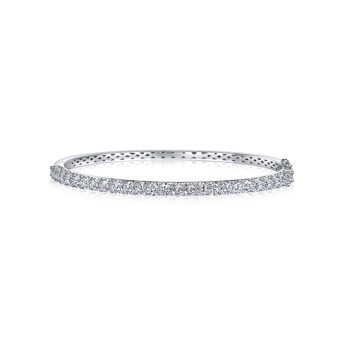 Classics' 18K White Gold Diamond Bangle