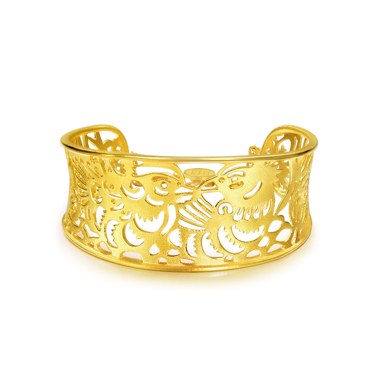 Love Symbol' 999.9 Gold Bangle