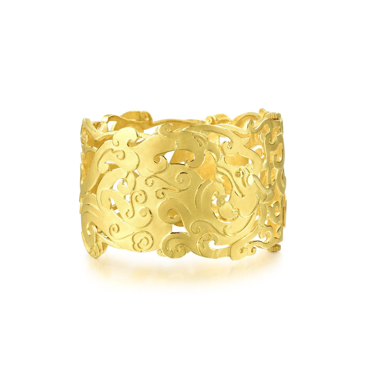 Dragon & Phoenix' 999.9 Gold Bangle
