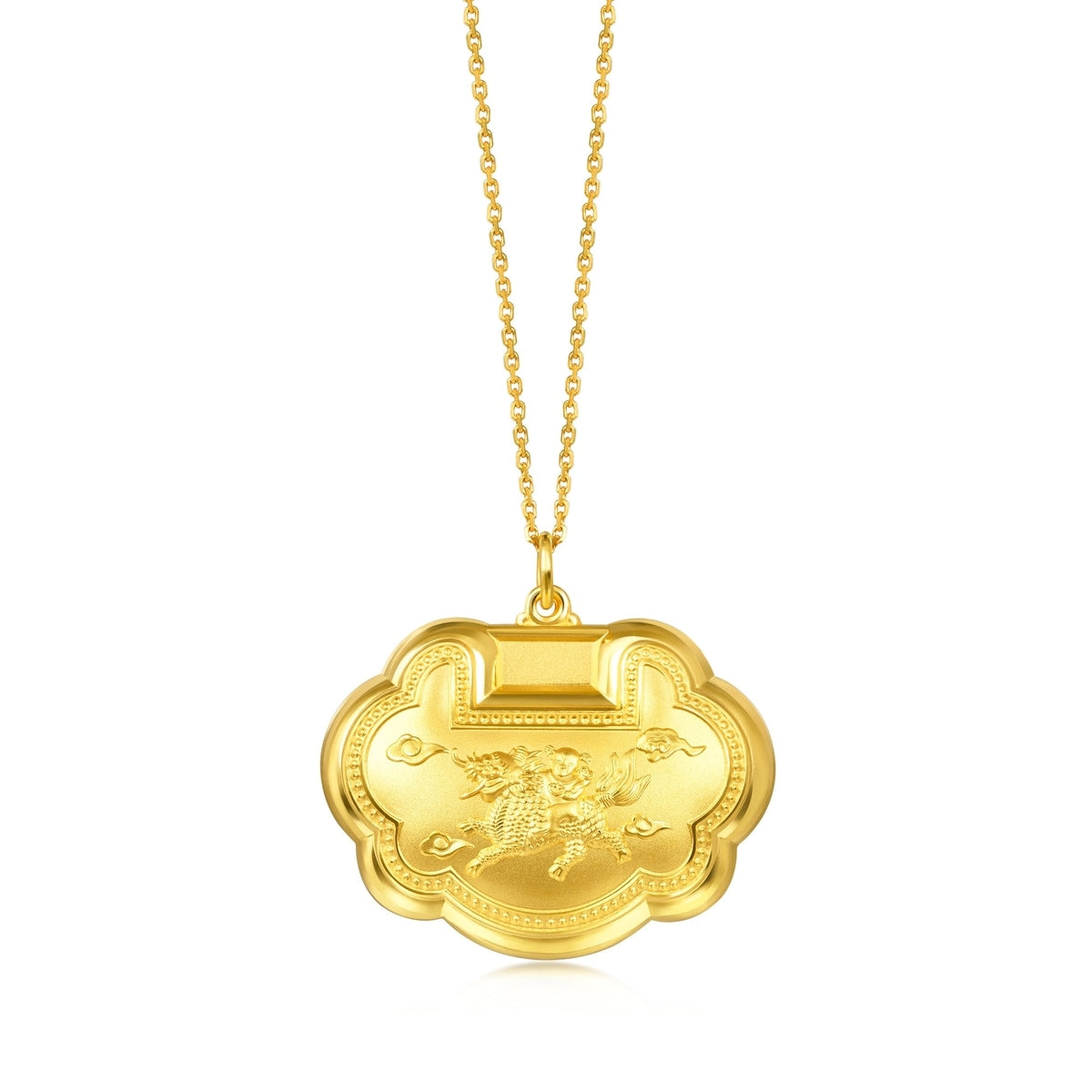 New Born' 999.9 Gold Pendant