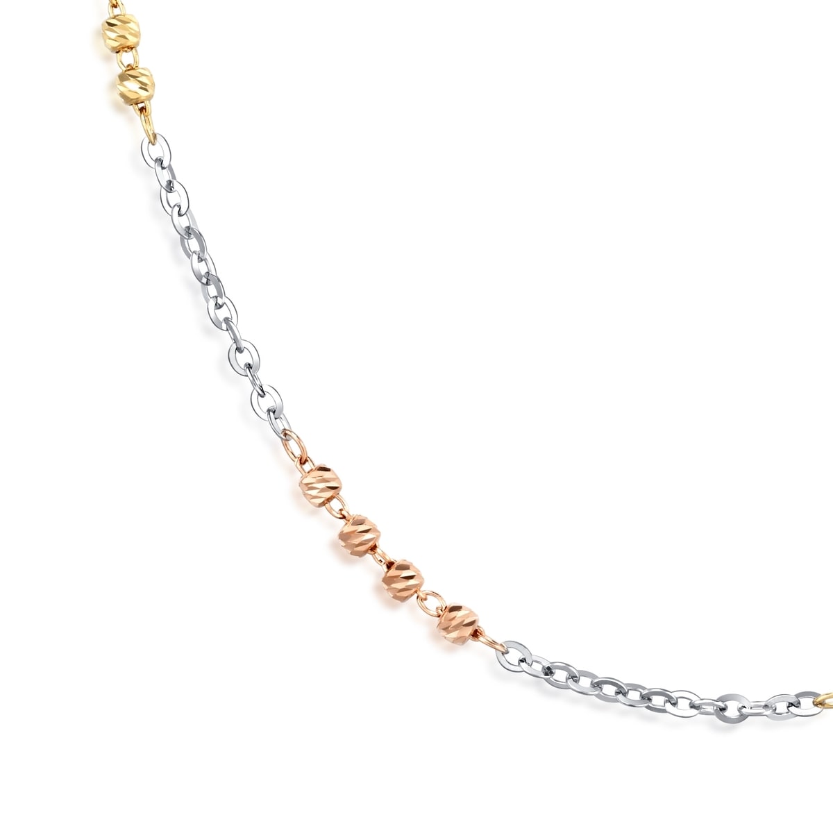 18K Multi-coloured Gold Necklace