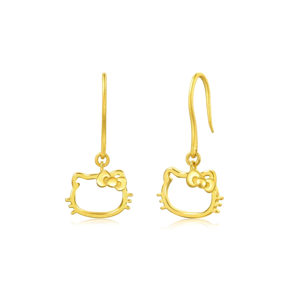 Hello Kitty' 999.9 Gold Earrings