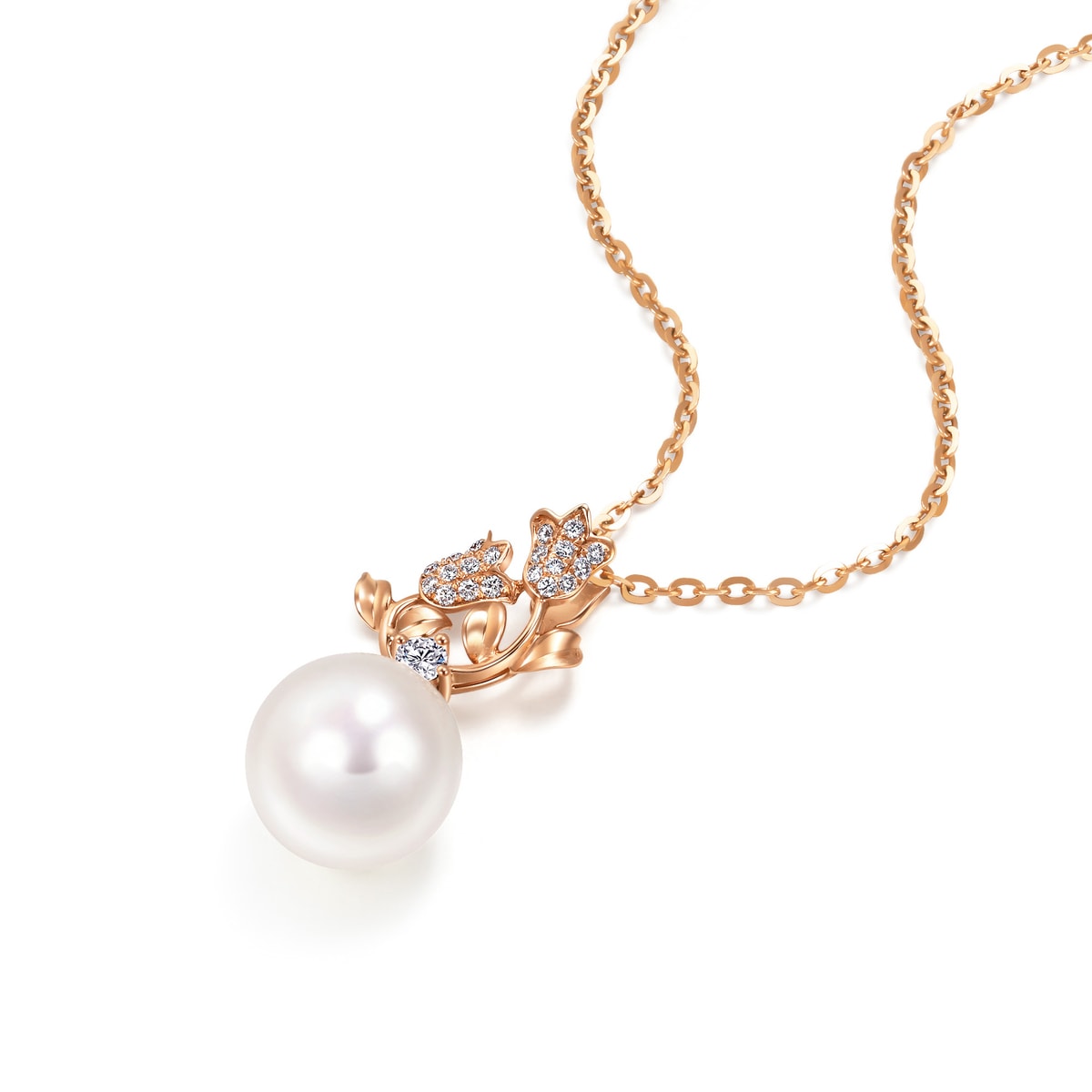 18K Rose Gold South Sea Pearl Pendant